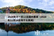 2024年十一月11日国内要闻（2020年11月14日有什么新闻）