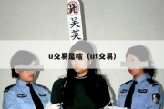 u交易是啥（ut交易）