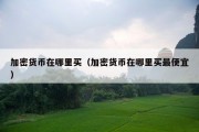 加密货币在哪里买（加密货币在哪里买最便宜）