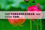 USDT手续费靠谱吗常见问题合集（usdt trc20 手续费）