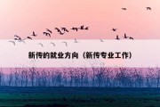 新传的就业方向（新传专业工作）