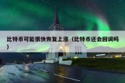 比特币可能很快恢复上涨（比特币还会回调吗）