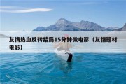 友情热血反转结局15分钟微电影（友情题材电影）