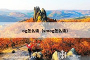 og怎么读（smog怎么读）
