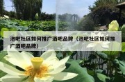 泡吧社区如何推广酒吧品牌（泡吧社区如何推广酒吧品牌）
