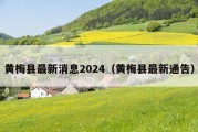 黄梅县最新消息2024（黄梅县最新通告）