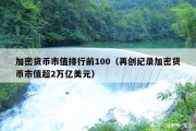 加密货币市值排行前100（再创纪录加密货币市值超2万亿美元）