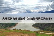 大陆买狗狗币违法吗（大陆如何购买狗狗币）