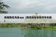 新版西瓜淘金app（西瓜抢钻石软件手机版）