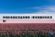 挣钱的电视机顶盒有哪些（看电视最好的机顶盒）