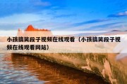 小孩搞笑段子视频在线观看（小孩搞笑段子视频在线观看网站）