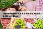 B站美食短视频引流上班族成长笔记（b站美食博主up主排名）