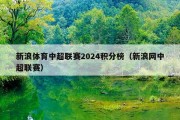 新浪体育中超联赛2024积分榜（新浪网中超联赛）
