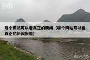哪个网站可以看真正的新闻（哪个网站可以看真正的新闻报道）