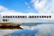 全球加密币交易所排行（加密货币交易所全球排名）