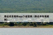 泰达币交易所app下载官网（泰达币交易规则）