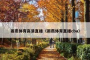 雨燕体育高清直播（雨燕体育直播cba）