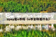 upay是u币吗（u币全称是什么）
