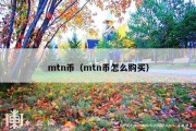 mtn币（mtn币怎么购买）