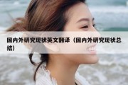 国内外研究现状英文翻译（国内外研究现状总结）
