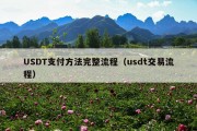 USDT支付方法完整流程（usdt交易流程）