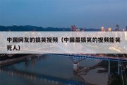 中国网友的搞笑视频（中国最搞笑的视频能笑死人）