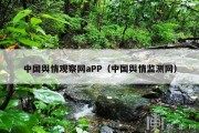 中国舆情观察网aPP（中国舆情监测网）