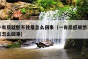一有尿就憋不住是怎么回事（一有尿感就憋不住怎么回事）