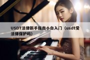 USDT法律新手指南小白入门（usdt受法律保护吗）