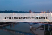 关于成长荒诞彩色滤镜8分钟小电影的信息