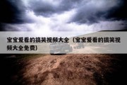 宝宝爱看的搞笑视频大全（宝宝爱看的搞笑视频大全免费）