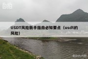 USDT风险新手指南必知要点（usdt的风险）