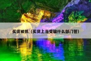 买货被抓（买货上当受骗什么部门管）