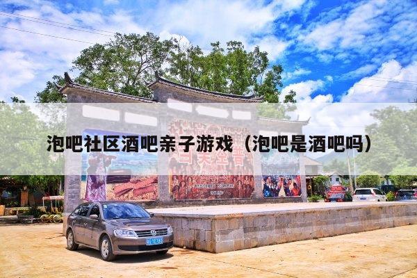 泡吧社区酒吧亲子游戏（泡吧是酒吧吗）
