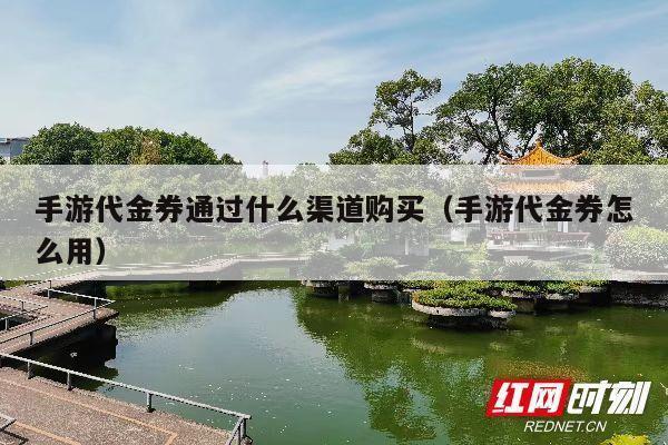 手游代金券通过什么渠道购买(手游代金券怎么用)