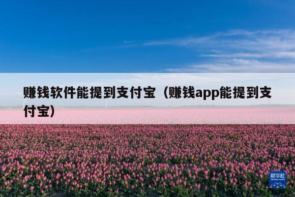 赚钱软件能提到支付宝(赚钱app能提到支付宝)