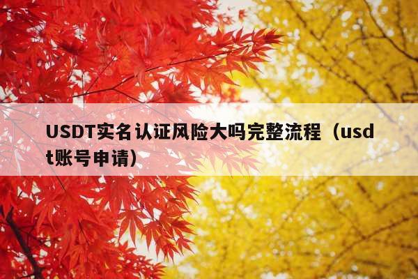 USDT实名认证风险大吗完整流程(usdt账号申请)
