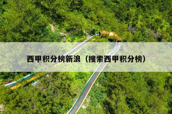 西甲积分榜新浪(搜索西甲积分榜)