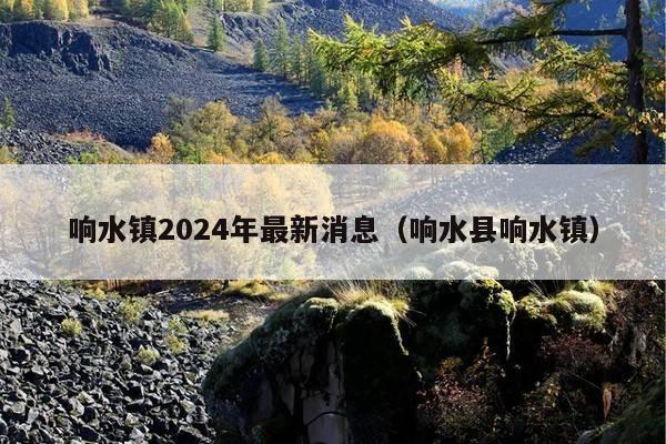 响水镇2024年最新消息(响水县响水镇)