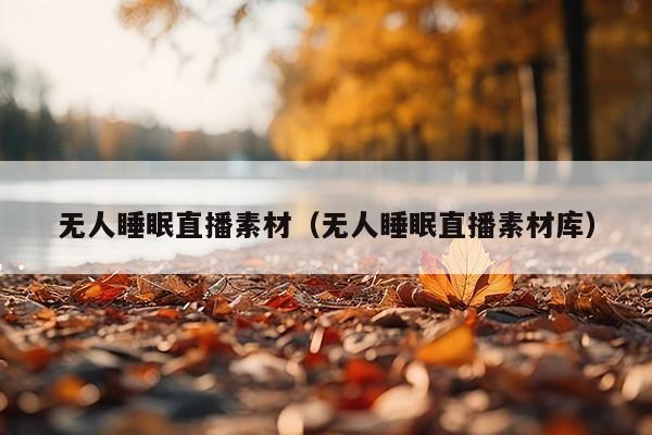无人睡眠直播素材(无人睡眠直播素材库)