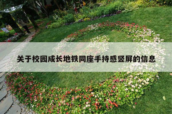 关于校园成长地铁同座手持感竖屏的信息
