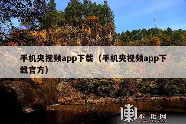 手机央视频app下载(手机央视频app下载官方)