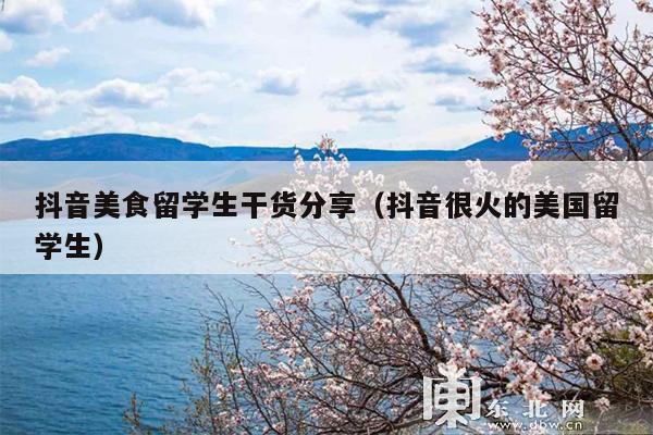抖音美食留学生干货分享(抖音很火的美国留学生)
