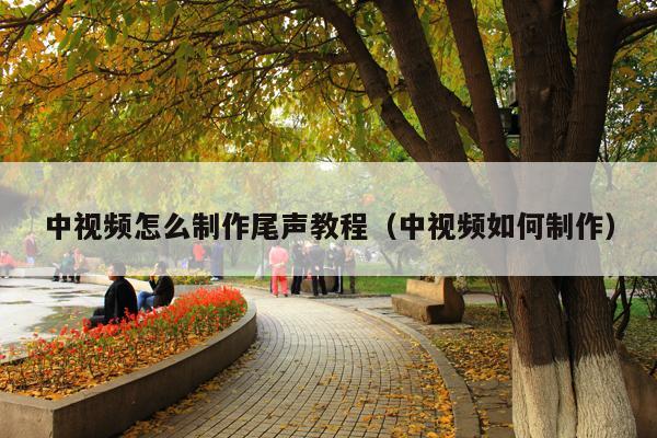 中视频怎么制作尾声教程(中视频如何制作)
