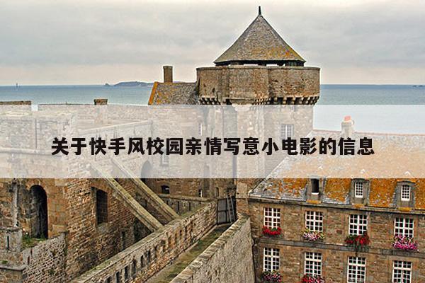 关于快手风校园亲情写意小电影的信息