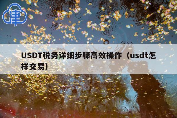 USDT税务详细步骤高效操作(usdt怎样交易)