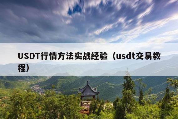 USDT行情方法实战经验(usdt交易教程)