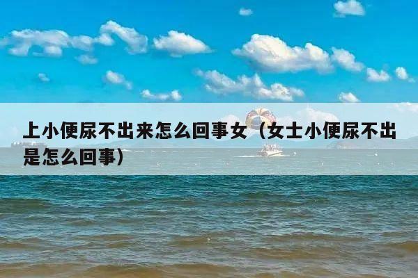 上小便尿不出来怎么回事女(女士小便尿不出是怎么回事)