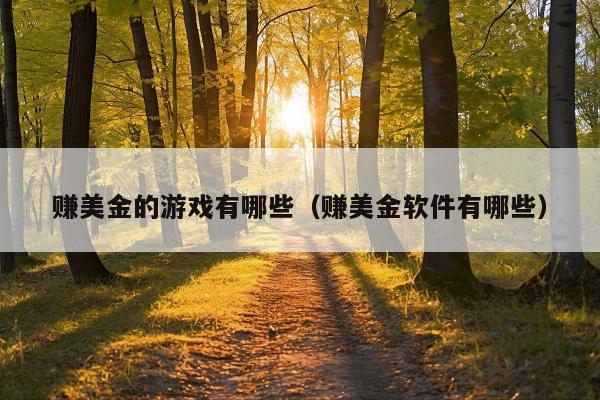 赚美金的游戏有哪些(赚美金软件有哪些)