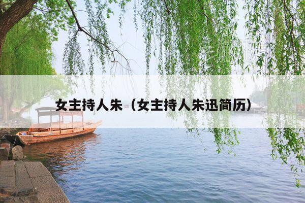 女主持人朱(女主持人朱迅简历)